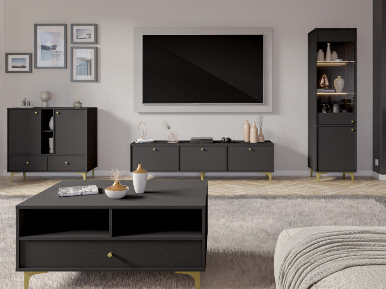 Meble Inspirowane stylem japońskim kulturą wschodnią wybór komód regałów stolików rtv piękne meble systemowe stwórz własny zestaw ORIENT